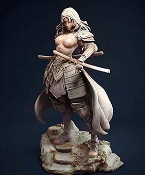 【麗】女性像　美女 　女性 キャラクター フィギュア 未塗装 Amazon | 1/24 美人女性戦士 未塗装 レジン製 組み立て キット